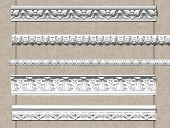 European plaster line 3d model