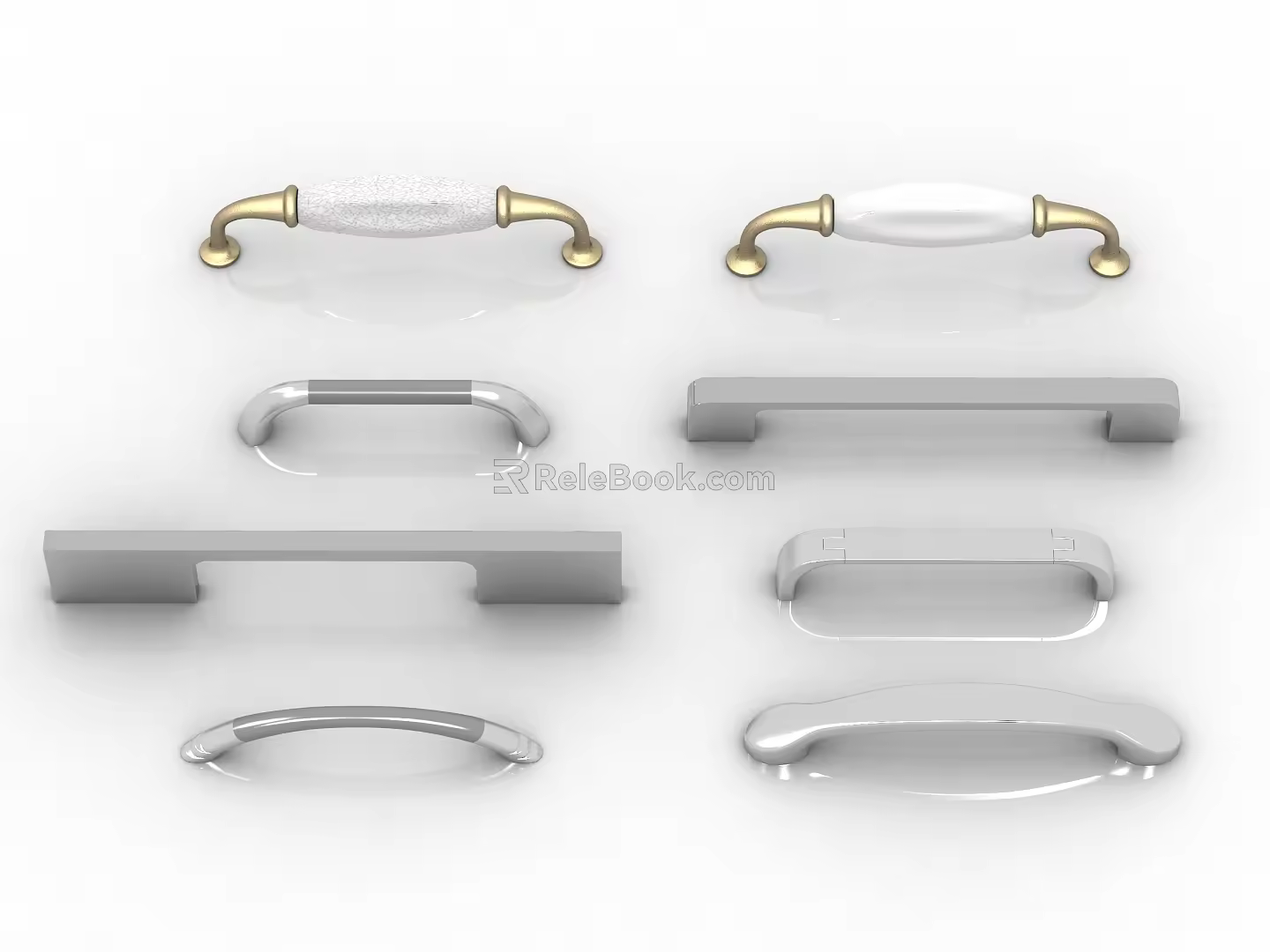 Modern hardware handle 3d model
