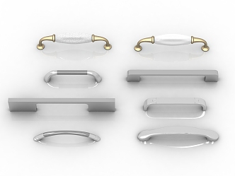 Modern hardware handle 3d model