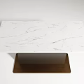 Modern round table coffee table 3d model