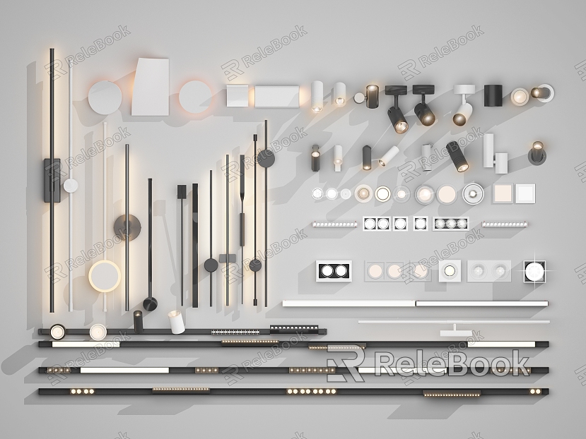 Modern spotlights model