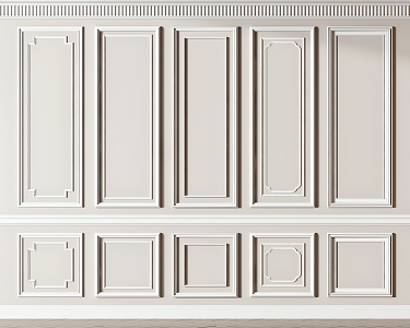 French plaster line 3d model