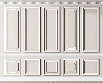 French plaster line 3d model