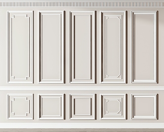 French plaster line 3d model