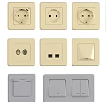 Various Matte Black Wall Switches And Sockets Collection For Residential Electrical Installation Requirements