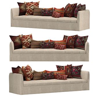 Bohemian Sofa 3d model