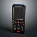 Sony Ericsson Classic Black Walkman Mobile Phone With Screen And Keypad Design