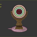 Arrow Target Arrow Target Wood Target Arena Archery Target Gun Target Shooting Military Items 3d model