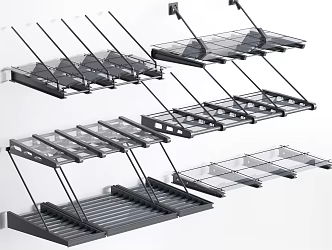 Modern Steel Structure Canopy Glass Canopy Outdoor Canopy 3d model