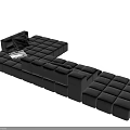 Modern Multiplayer Sofa 3d model