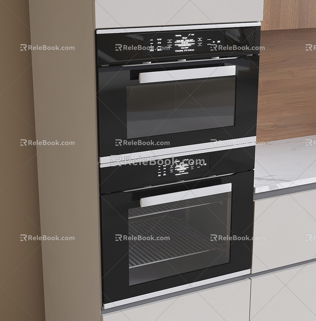 Built-in Oven Steam Oven Microwave Oven 3d model