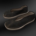 Chinese antique shoes 3d model