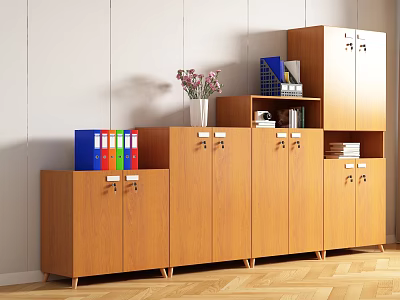 Modern file cabinet 3d model Modern file cabinet 3d model