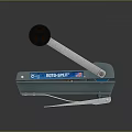 Roto Split Manual Tool With Metal Handle And Blue Gray Design