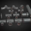 Different Types Heavy Duty Metal Pipe Fittings For Industrial Hardware Tools