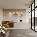 Fresh Blooms Flower Shop Interior With Wooden Crates Green Plants White Planters And Large Windows