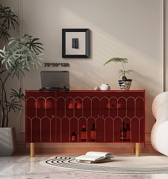 French Middle Style Side Cabinet French Middle Style Side Cabinet French Middle Style Decorative Cabinet French Middle Style Entrance Cabinet 3d model
