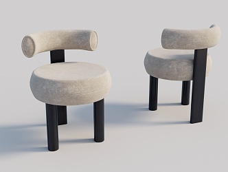 Chair Single Chair Dining Chair Leisure Chair 3d model