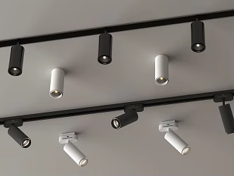 Modern Downlight Spotlight Track-type Magnetic Light Spotlight Downlight 3d model