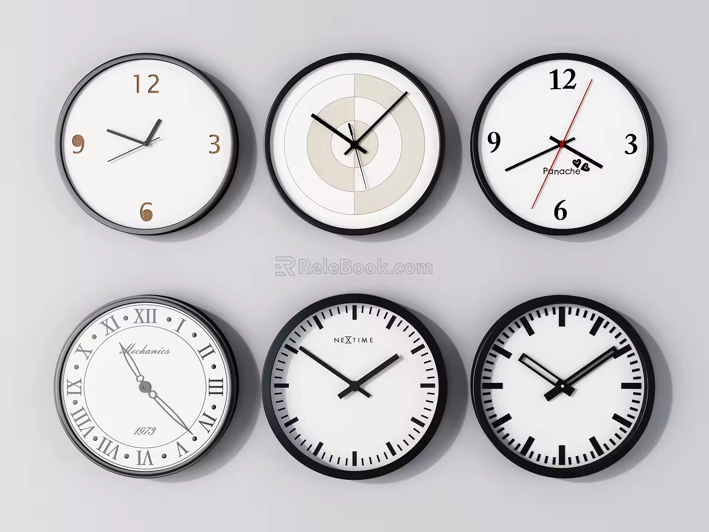 Modern Clock 3d model