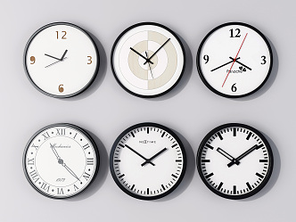 Modern Clock 3d model