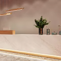 New Chinese Reception Desk Front Desk 3d model
