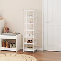Multi-layer iron shoe rack 3d model
