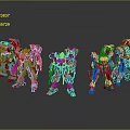 Modern Robot Mech Warrior Mech Soldier Machine Battlearm Mechanical Battlearm 3d model