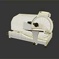 Stainless Steel Commercial Food Slicer With Sharp Blade And Stable Base