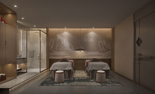 New Chinese SPA 3d model