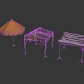 Outdoor Canopies Featuring Orange Umbrella Green Tent And Striped Canopy Designs