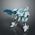Mech Warrior Mech Soldier Machine Battlearm Mechanical Battlearm Machine Fighter Robot 3d model