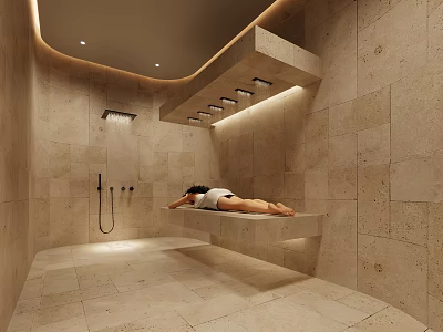 Khan steam sauna 3d model
