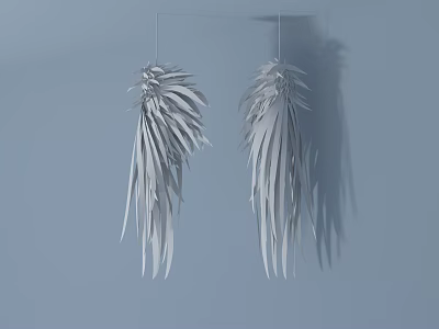 Modern chandelier 3d model