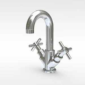 Modern faucet 3d model