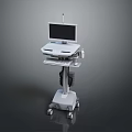 Game Movie Character Medical Cart With Wheels Monitor Keyboard And Equipment