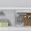 DIMOO Modern Clothing Store Featuring Glass Facade Lighting Design And Stylish Entrance