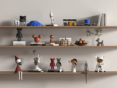 Modern furnishings ornaments 3d model