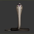 snake cobra venomous snake python reptile cold-blooded animal reptile 3d model