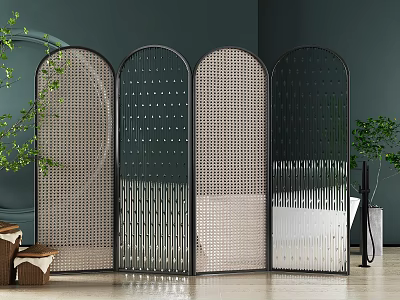 modern screen glass screen partition 3d model modern screen glass screen partition 3d model