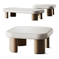 Modern Minimalist Dressing Table With Soft Upholstered Stool And Sturdy Natural Solid Wood Legs