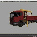 Crane engineering vehicle 3d model