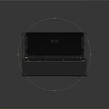 Professional Audio Speaker With Black Mesh Front Panel And High Performance Design
