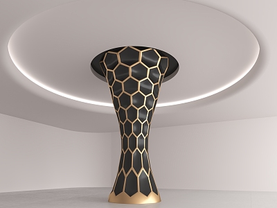 Modern Column 3d model