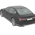 Black Lexus Sedan With Sleek Exterior Design Distinctive Grille And Alloy Wheels