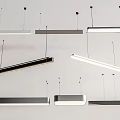 Modern Contemporary Pendant Lights With Sleek Long Linear Design And Various Colors