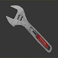 Pipe pliers vise bench vise wrench tool hardware tool processing tool furniture 3d model