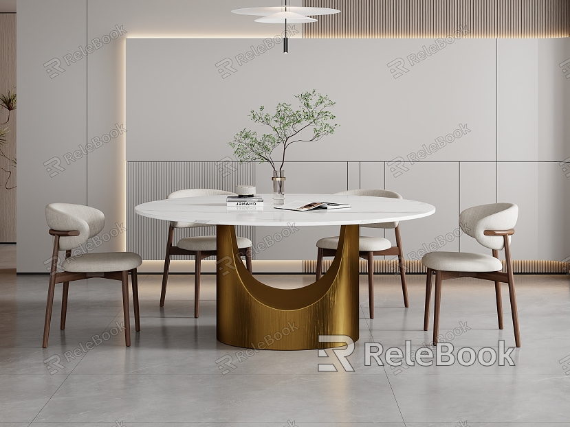 Restaurant Dining Table and Chair Dining Table and Chair Combination Dining Table Dining Chair model