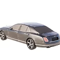 Luxury Silver Bentley Sedan With Four Door Design Sleek Lines And Alloy Wheels