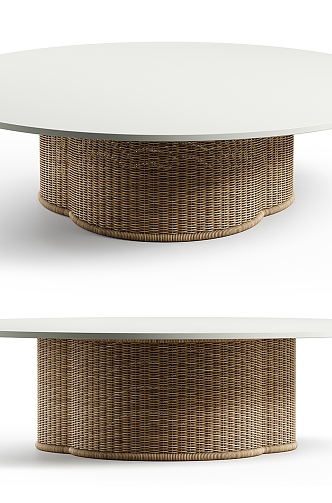 Kettal Vimini Side Table D135 3d model